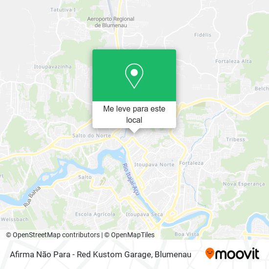 Afirma Não Para - Red Kustom Garage mapa