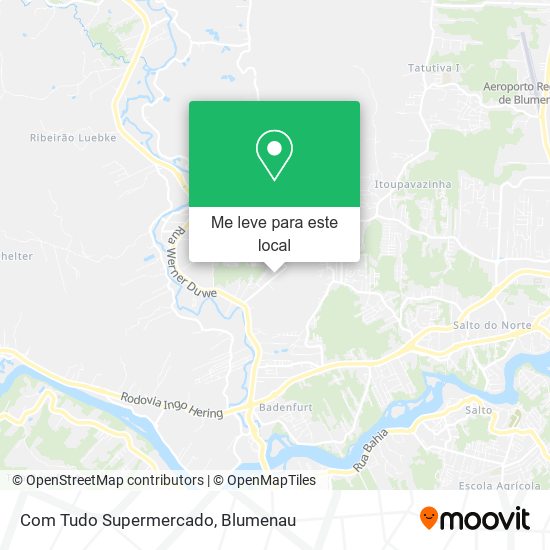 Com Tudo Supermercado mapa