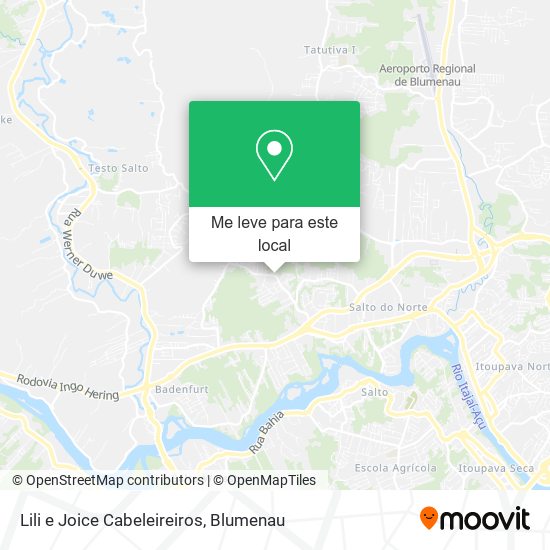 Lili e Joice Cabeleireiros mapa