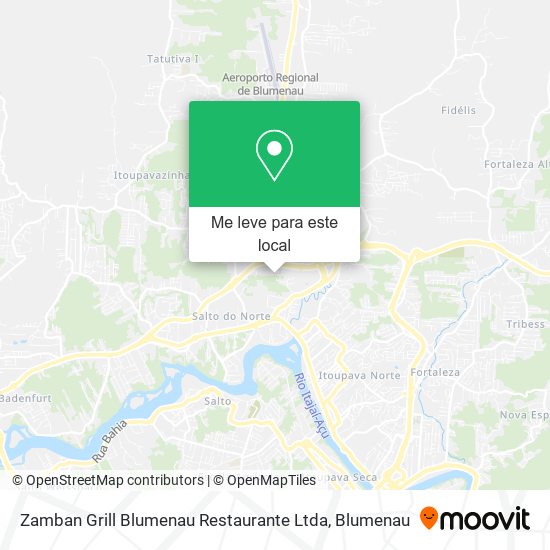 Zamban Grill Blumenau Restaurante Ltda mapa