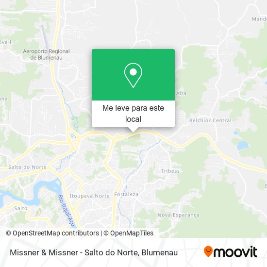 Missner & Missner - Salto do Norte mapa