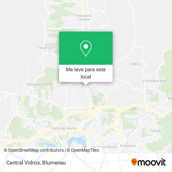 Central Vidros mapa