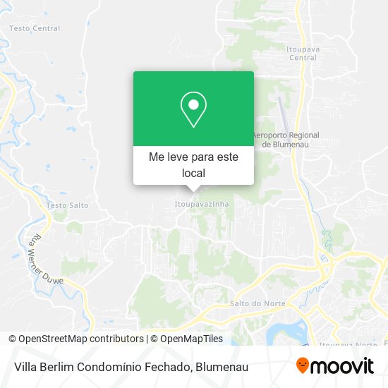 Villa Berlim Condomínio Fechado mapa