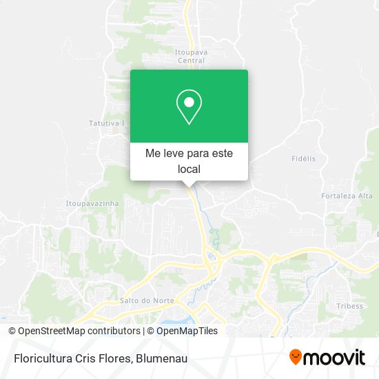 Floricultura Cris Flores mapa