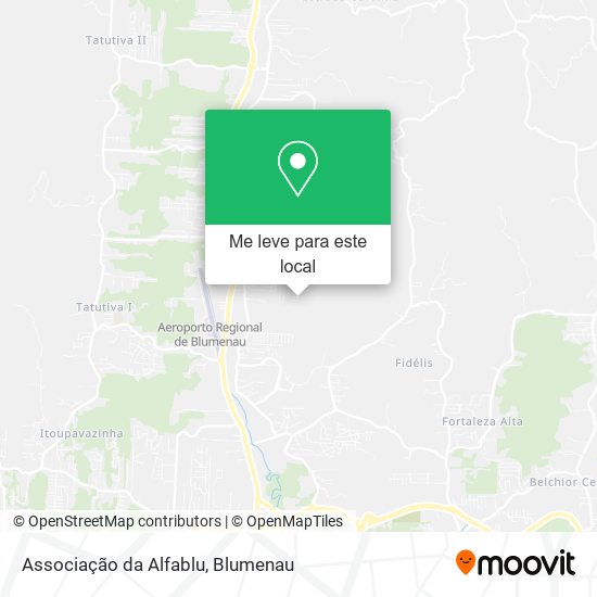 Associação da Alfablu mapa