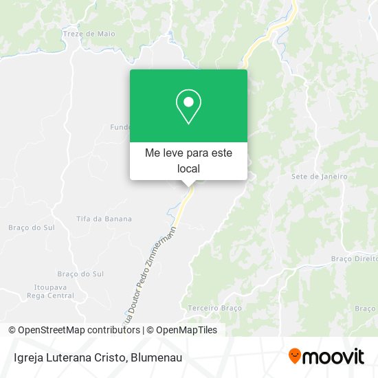 Igreja Luterana Cristo mapa