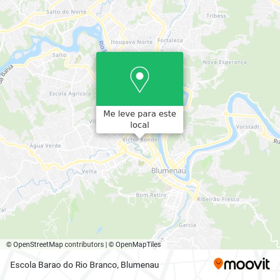 Escola Barao do Rio Branco mapa