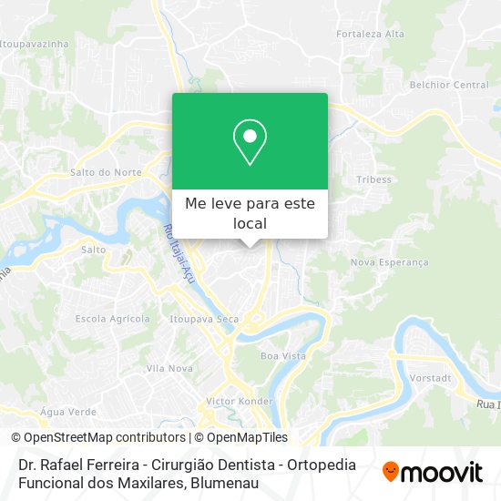 Dr. Rafael Ferreira - Cirurgião Dentista - Ortopedia Funcional dos Maxilares mapa