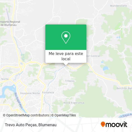 Trevo Auto Peças mapa