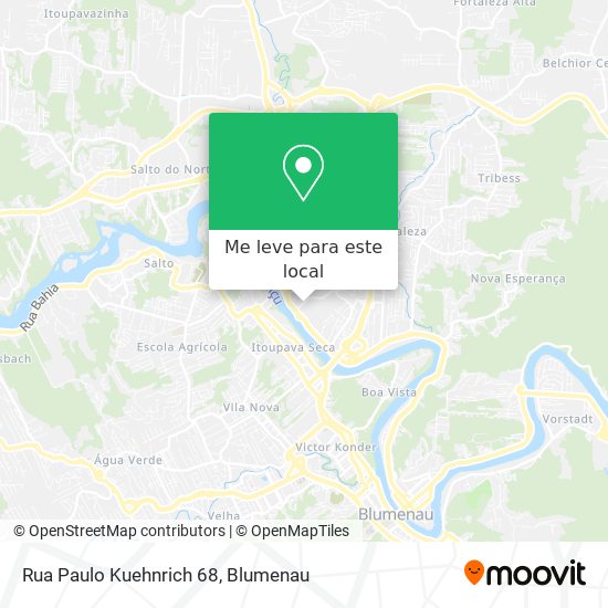 Rua Paulo Kuehnrich 68 mapa