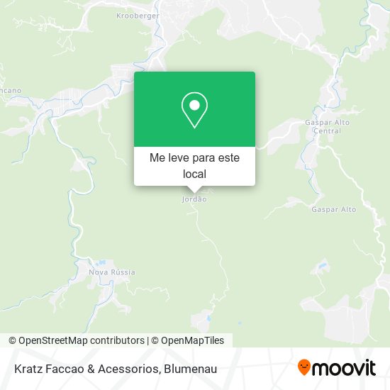 Kratz Faccao & Acessorios mapa