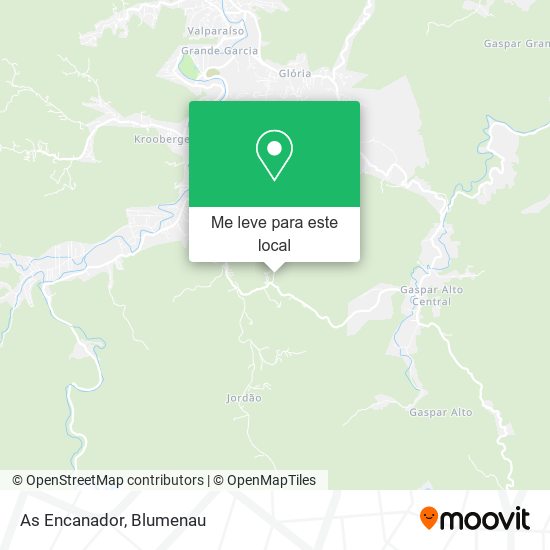 As Encanador mapa