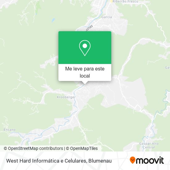 West Hard Informática e Celulares mapa