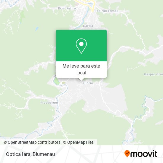 Óptica Iara mapa
