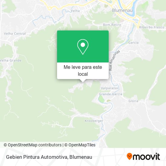 Gebien Pintura Automotiva mapa