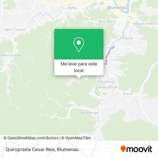 Quiropraxia Cesar Reis mapa