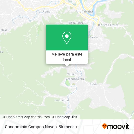 Condominio Campos Novos mapa
