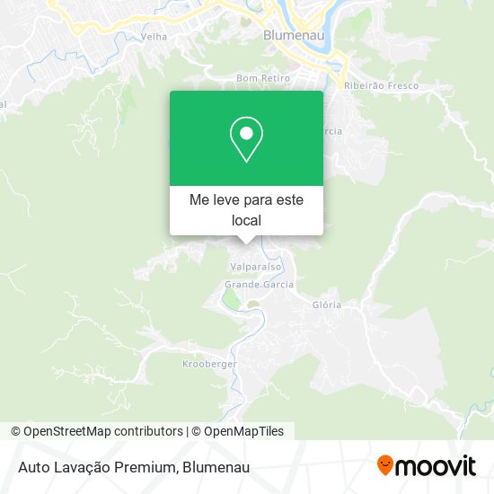 Auto Lavação Premium mapa