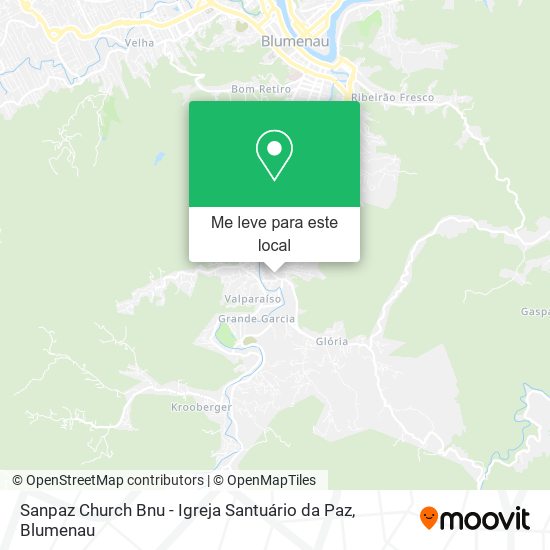 Sanpaz Church Bnu - Igreja Santuário da Paz mapa