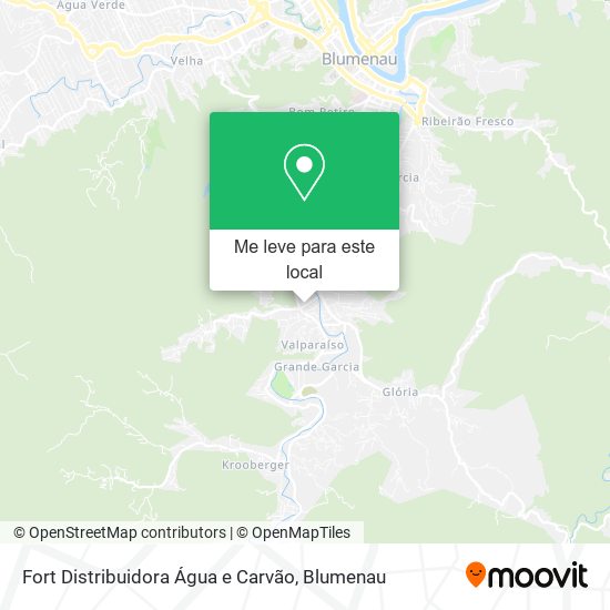 Fort Distribuidora Água e Carvão mapa