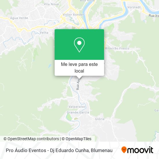 Pro Áudio Eventos - Dj Eduardo Cunha mapa