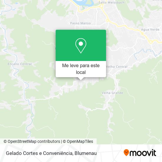 Gelado Cortes e Conveniência mapa