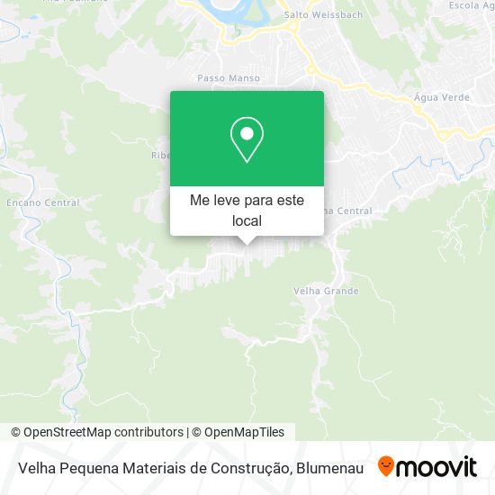 Velha Pequena Materiais de Construção mapa