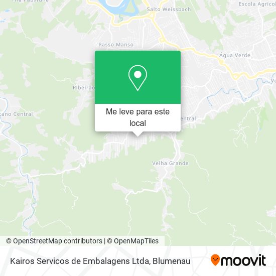 Kairos Servicos de Embalagens Ltda mapa