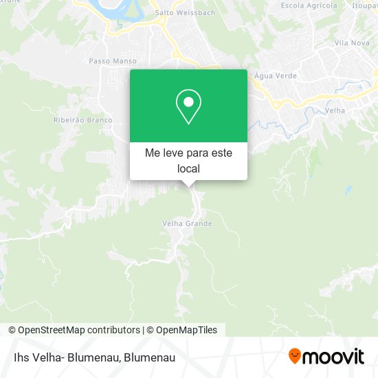 Ihs Velha- Blumenau mapa