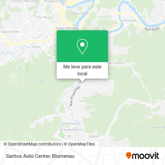 Santos Auto Center mapa