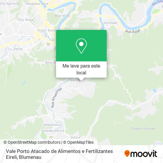 Vale Porto Atacado de Alimentos e Fertilizantes Eireli mapa