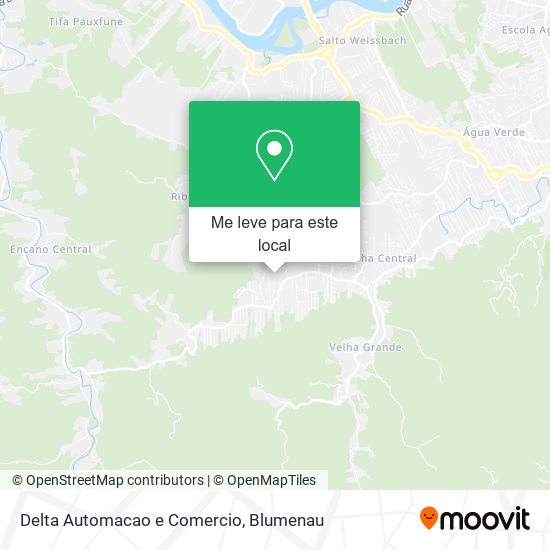 Delta Automacao e Comercio mapa