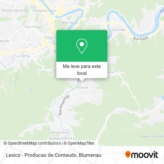 Lexico - Producao de Conteudo mapa