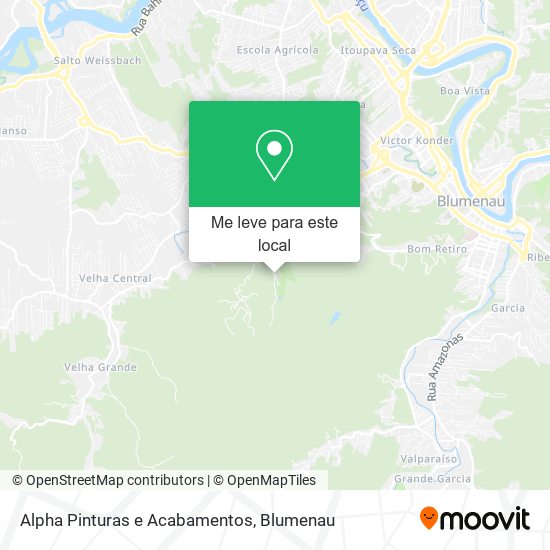 Alpha Pinturas e Acabamentos mapa