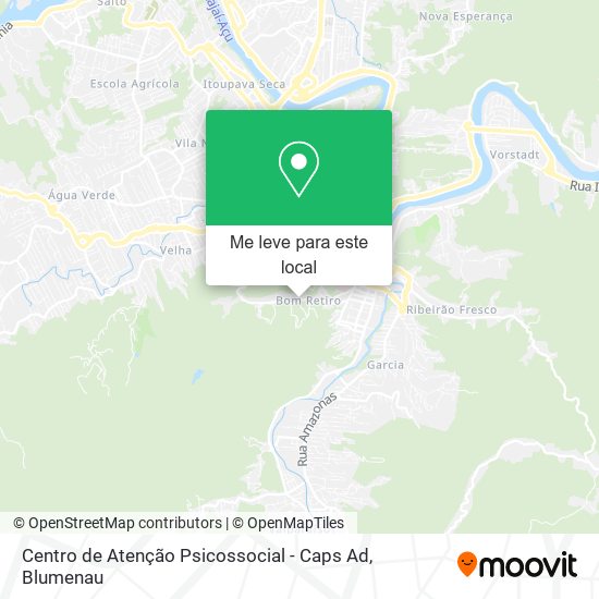 Centro de Atenção Psicossocial - Caps Ad mapa