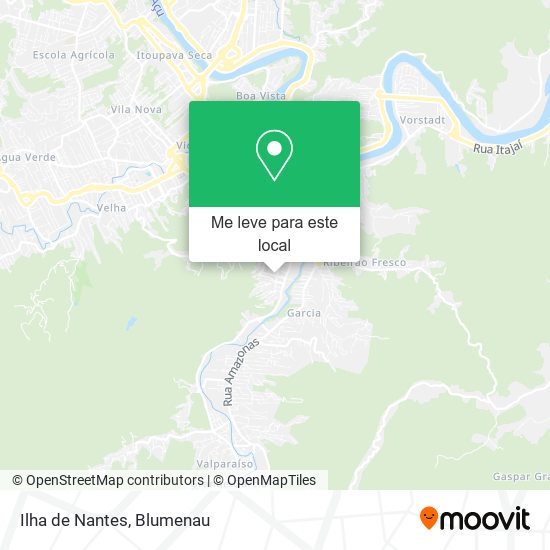 Ilha de Nantes mapa