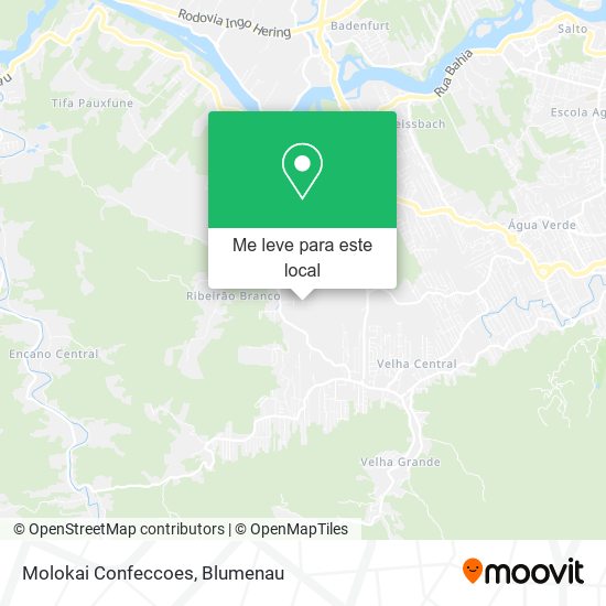 Molokai Confeccoes mapa