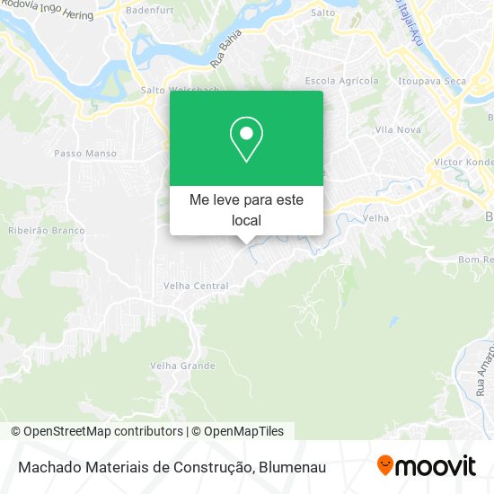 Machado Materiais de Construção mapa