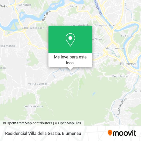 Residencial Villa della Grazia mapa