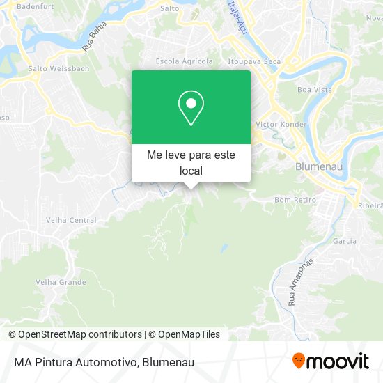 MA Pintura Automotivo mapa