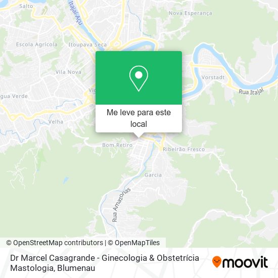 Dr Marcel Casagrande - Ginecologia & Obstetrícia Mastologia mapa