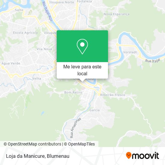 Loja da Manicure mapa