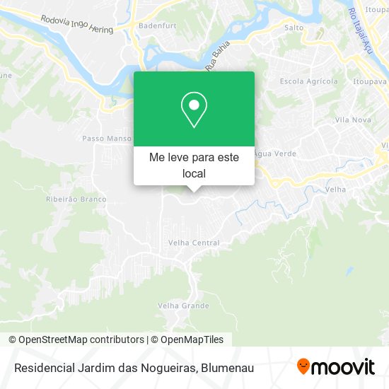 Residencial Jardim das Nogueiras mapa
