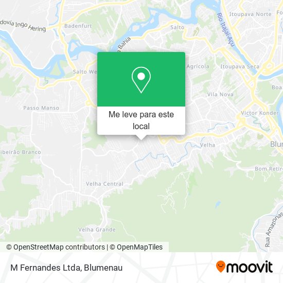 M Fernandes Ltda mapa