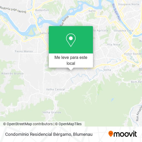 Condomínio Residencial Bérgamo mapa