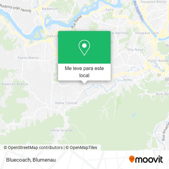 Bluecoach mapa