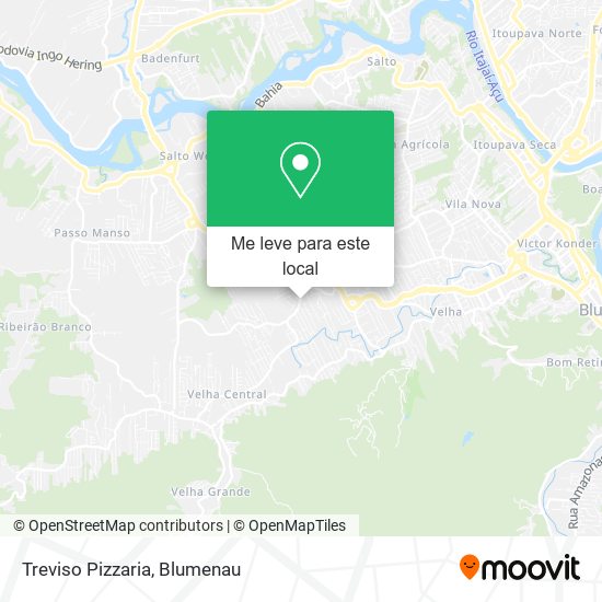 Treviso Pizzaria mapa
