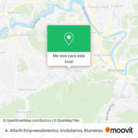 A. Alfarth Empreendimentos Imobiliarios mapa