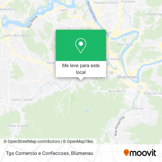 Tgs Comercio e Confeccoes mapa