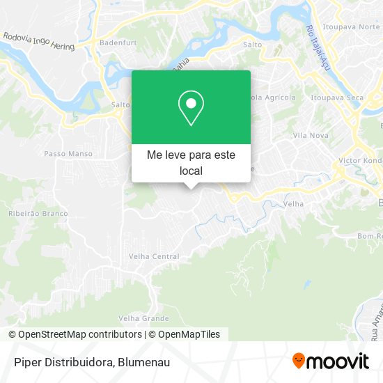Piper Distribuidora mapa